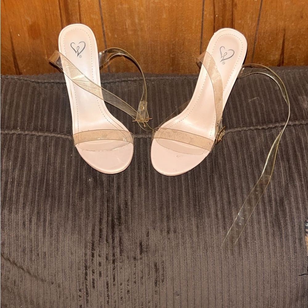 Elegant Gold Strap Women Heels